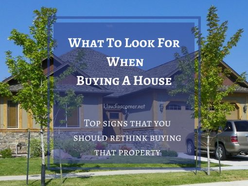 What To Look For When Buying A House/ Klaudiascorner.net | Klaudia's Corner